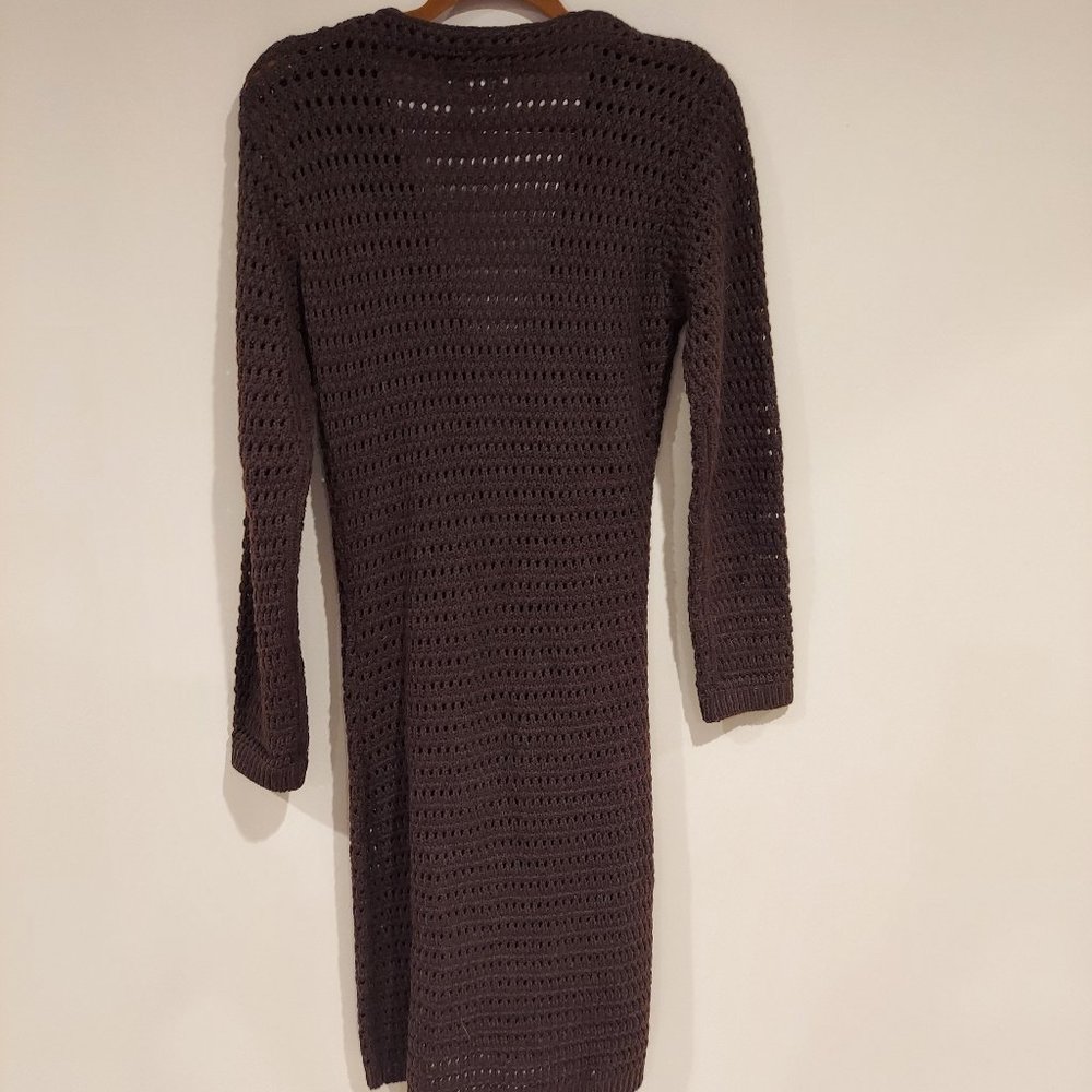 Quick reflex long brown sweater - Picture 2 of 2